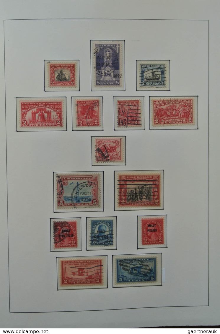 24355 Vereinigte Staaten von Amerika: 1851-1978. Well filled, nicely presented, mostly used collection USA