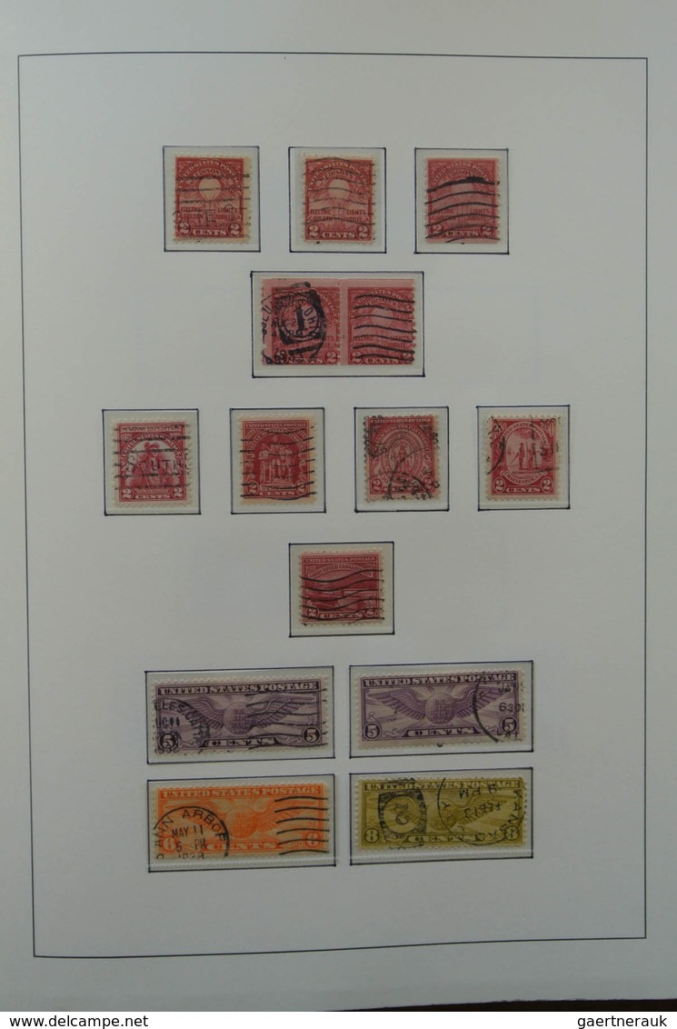 24355 Vereinigte Staaten von Amerika: 1851-1978. Well filled, nicely presented, mostly used collection USA