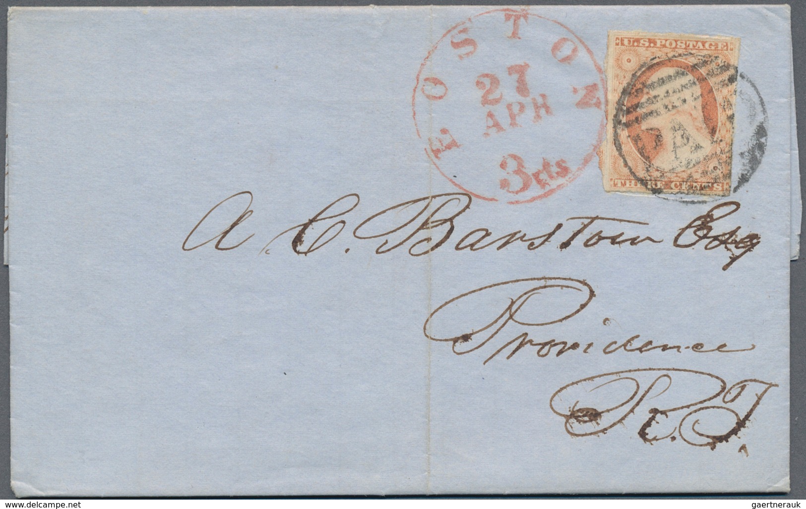 24358 Vereinigte Staaten Von Amerika: 1853/1970, Box With Almost 400 Envelopes And Postal Stationarys. Int - Autres & Non Classés