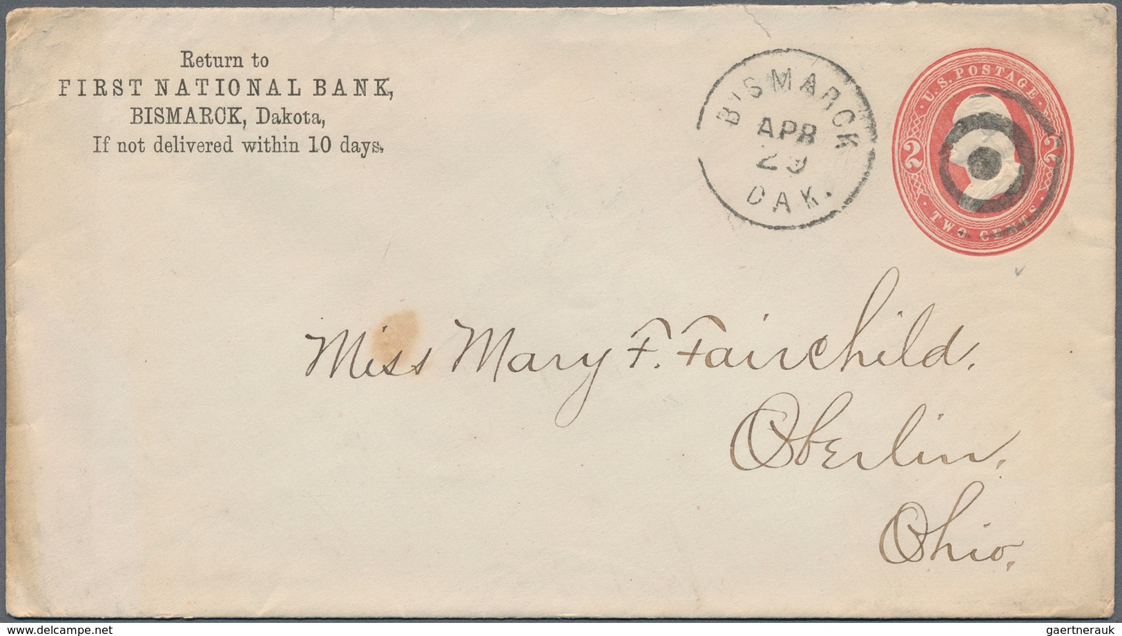 24358 Vereinigte Staaten Von Amerika: 1853/1970, Box With Almost 400 Envelopes And Postal Stationarys. Int - Autres & Non Classés
