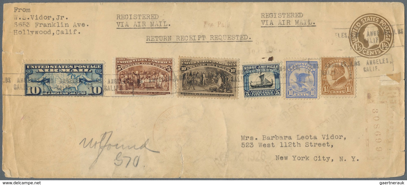 24359 Vereinigte Staaten Von Amerika: 1854-1992, Box Containing 110 Stationerys, Uprated Used Covers, Albi - Autres & Non Classés