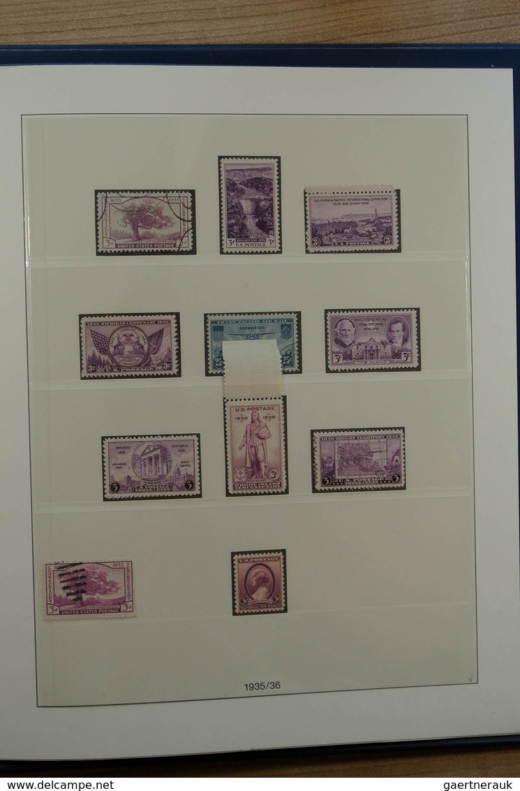 24362 Vereinigte Staaten von Amerika: ca.1860-1993. Well filled, MNH and used, largely double collected co