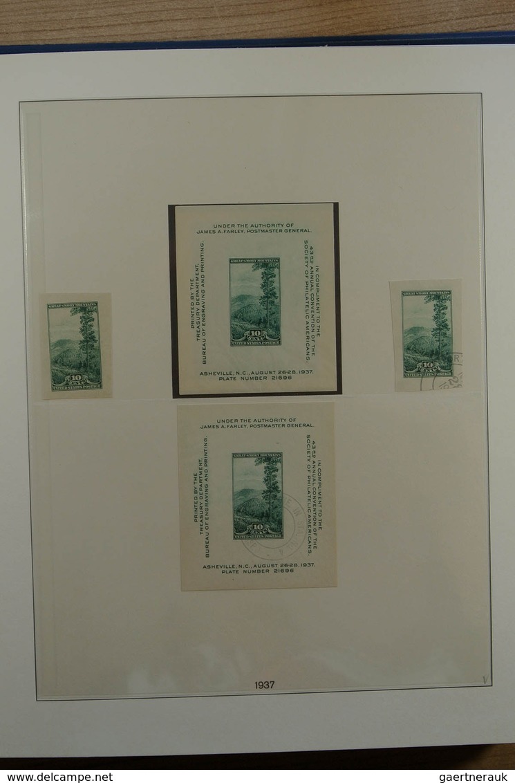 24362 Vereinigte Staaten von Amerika: ca.1860-1993. Well filled, MNH and used, largely double collected co