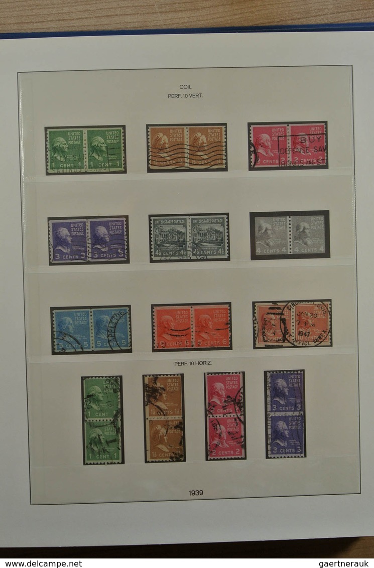 24362 Vereinigte Staaten von Amerika: ca.1860-1993. Well filled, MNH and used, largely double collected co