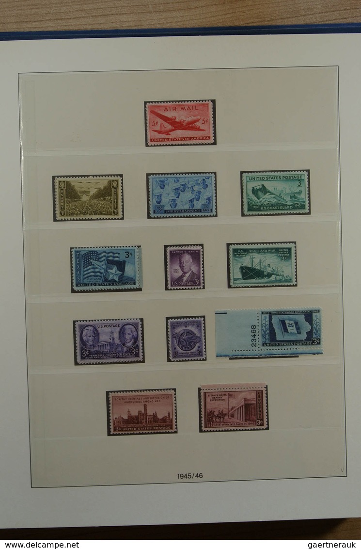 24362 Vereinigte Staaten von Amerika: ca.1860-1993. Well filled, MNH and used, largely double collected co