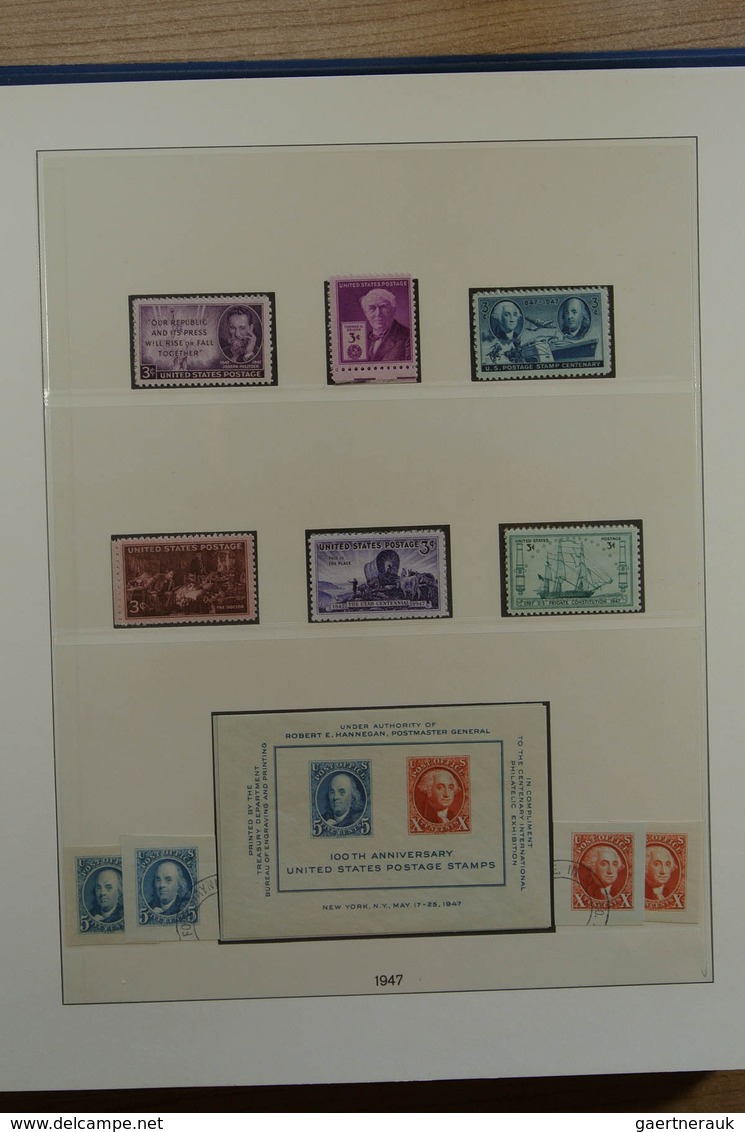 24362 Vereinigte Staaten von Amerika: ca.1860-1993. Well filled, MNH and used, largely double collected co