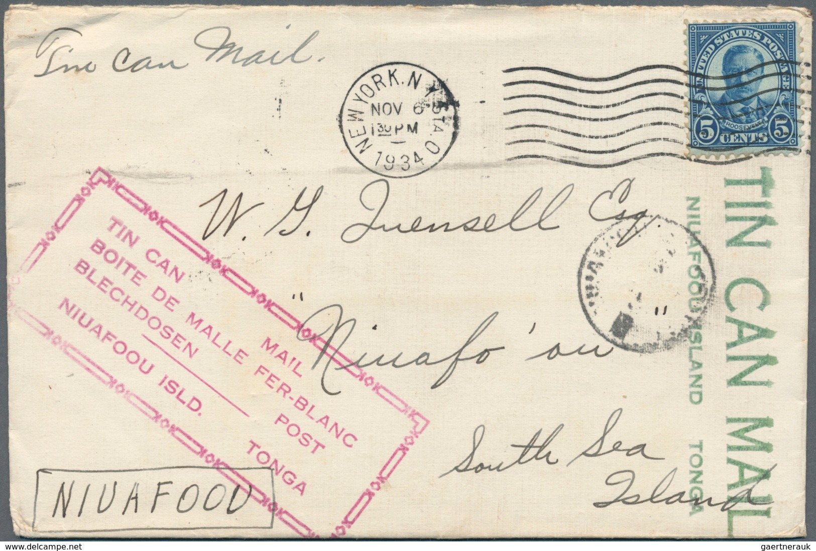 24365 Vereinigte Staaten Von Amerika: 1860/1950, Interesting Lot Of Ca. 250 Letters, Postcards, Postal Sta - Autres & Non Classés