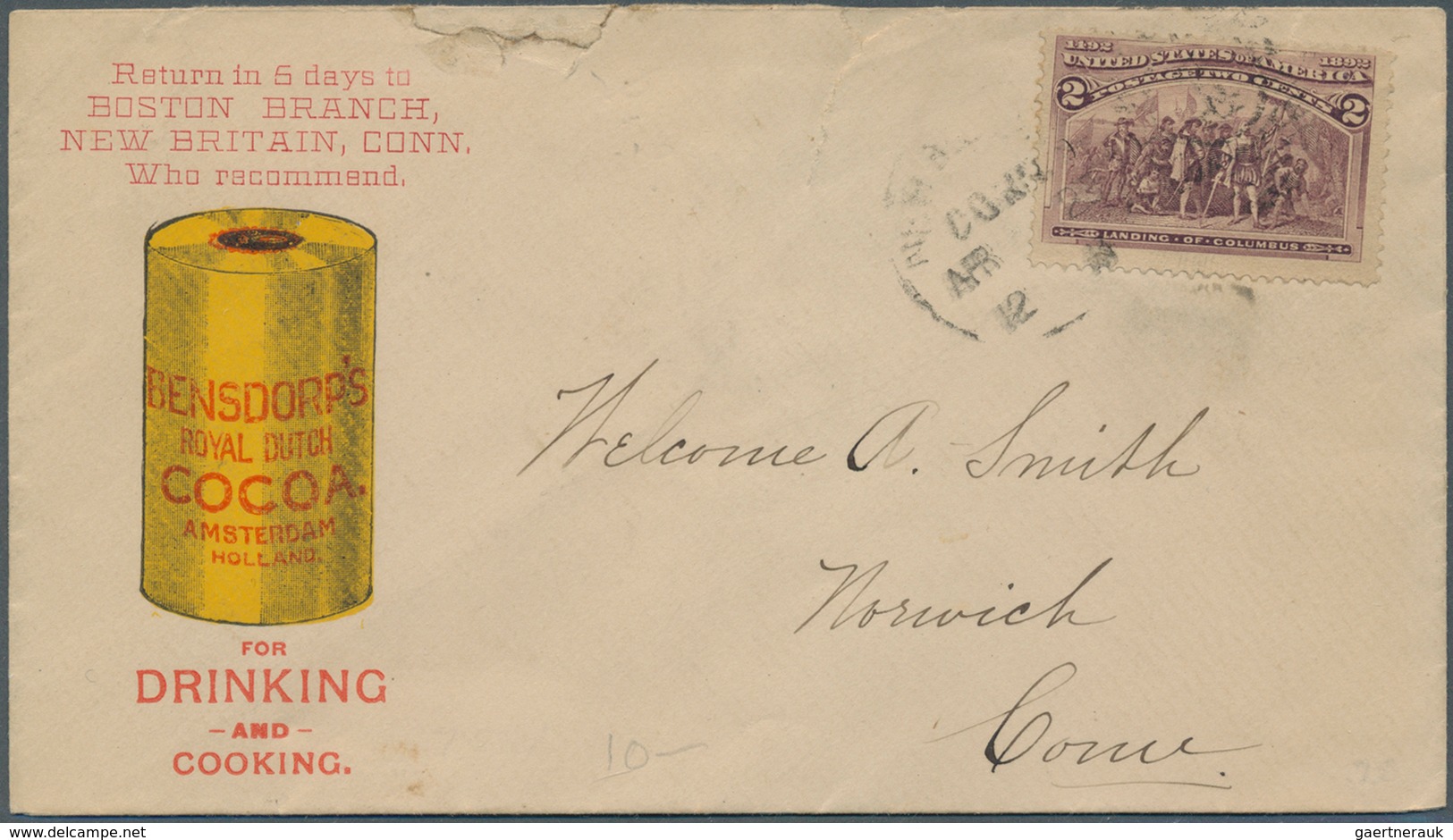 24381 Vereinigte Staaten Von Amerika: 1892/1945 (ca.), Very Fine Stock Of 24 Stationeries And Envelopes Wi - Altri & Non Classificati