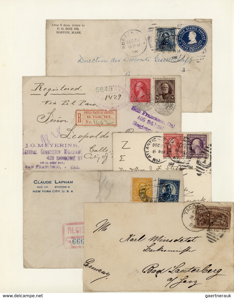 24386 Vereinigte Staaten Von Amerika: 1900/1984 (ca.), Collection Of Apprx. 410 Covers/cards, Neatly Arran - Autres & Non Classés