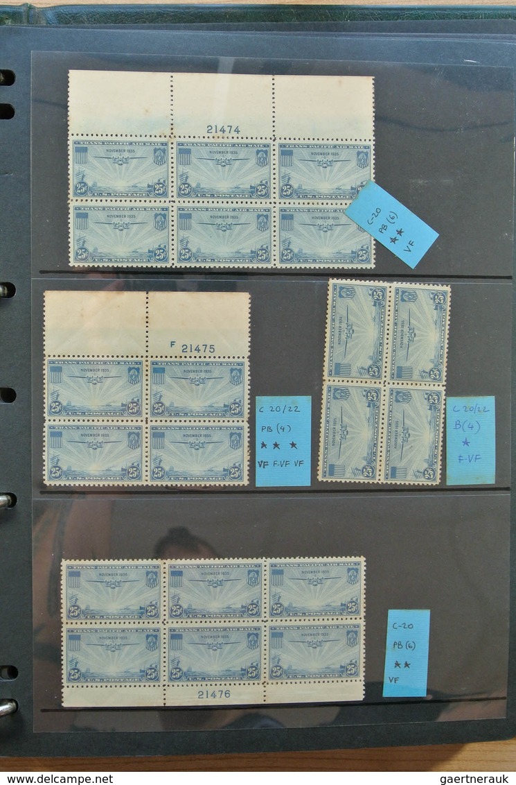 24395 Vereinigte Staaten von Amerika: 1926-1959. Mainly mint never hinged collection, from old to new, ver