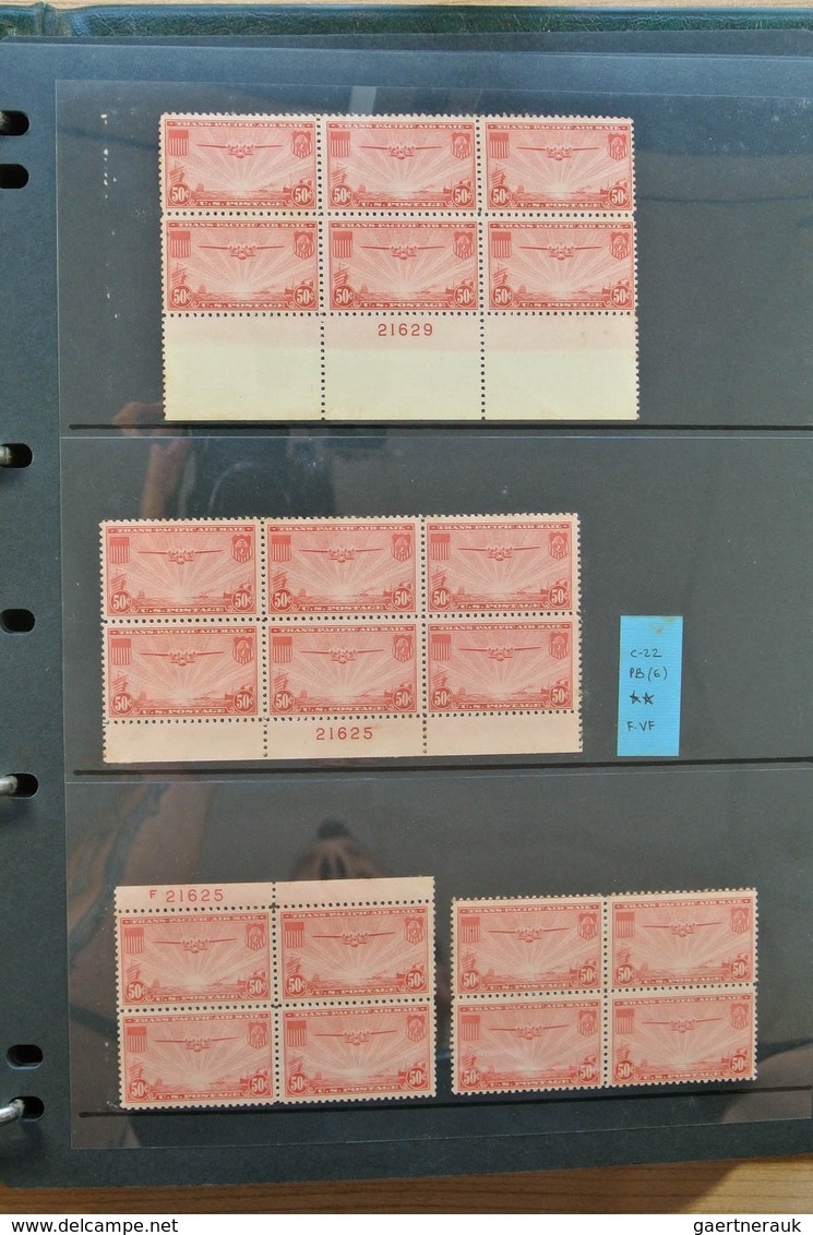 24395 Vereinigte Staaten von Amerika: 1926-1959. Mainly mint never hinged collection, from old to new, ver