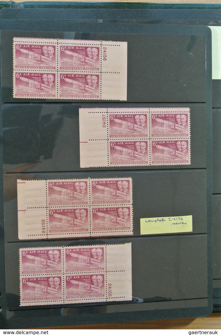 24395 Vereinigte Staaten von Amerika: 1926-1959. Mainly mint never hinged collection, from old to new, ver