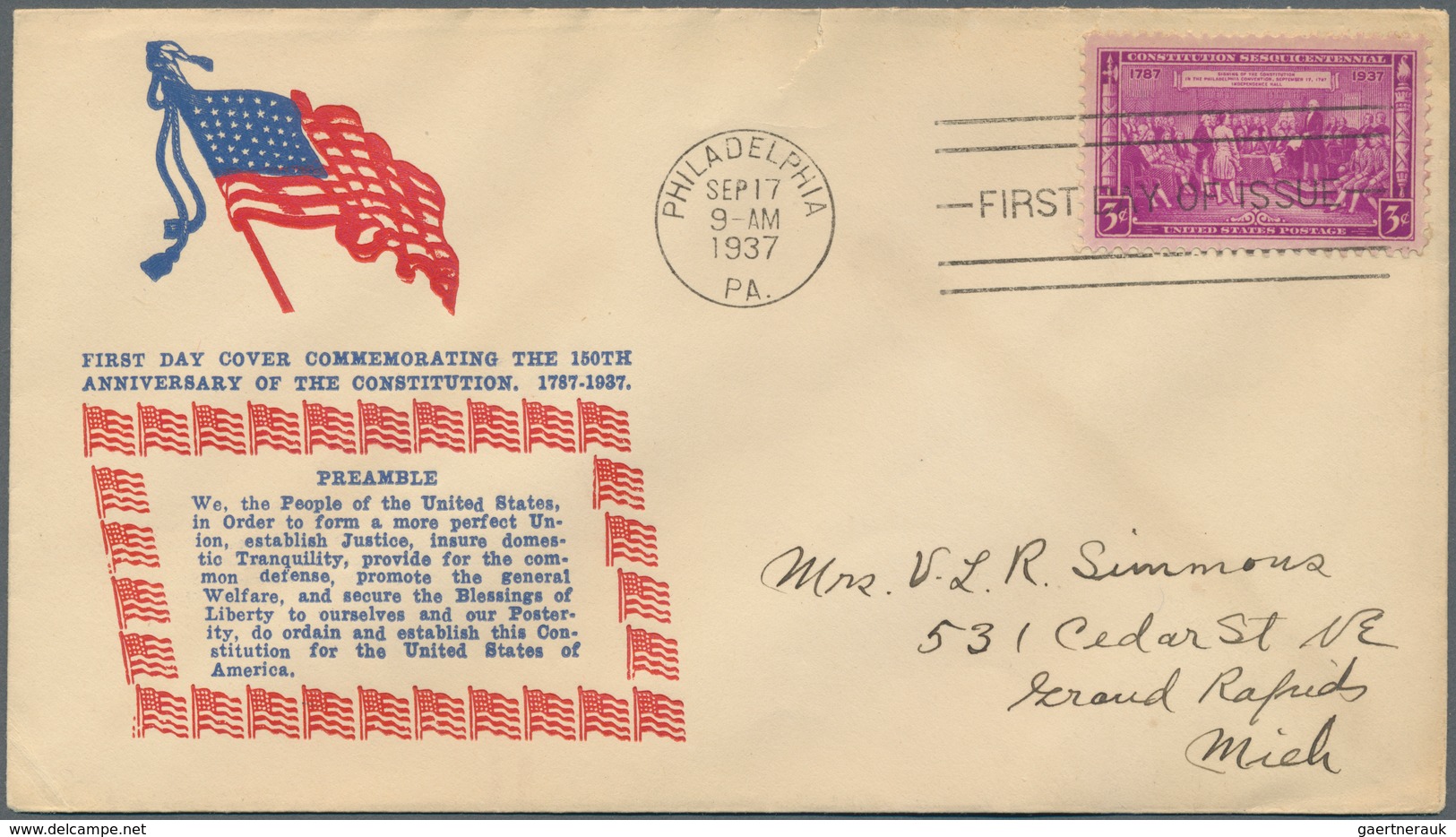 24397 Vereinigte Staaten von Amerika: 1927/1981 (ca): approx 310 better FDC, mostly from the twenties and