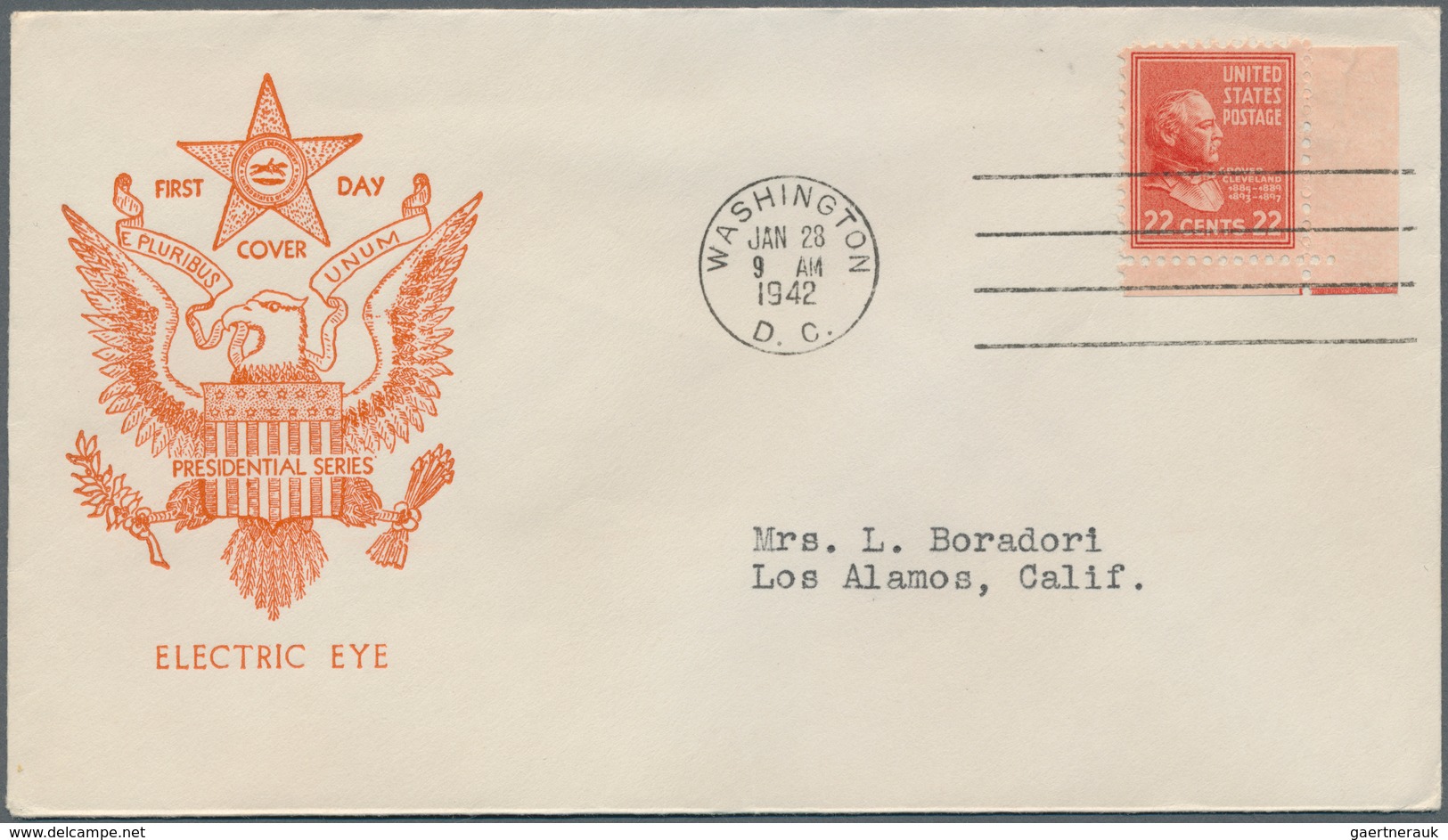 24406 Vereinigte Staaten Von Amerika: 1941/1942: 116 Good FDC, Many Plate Blocks, All FDC Are With Borders - Autres & Non Classés