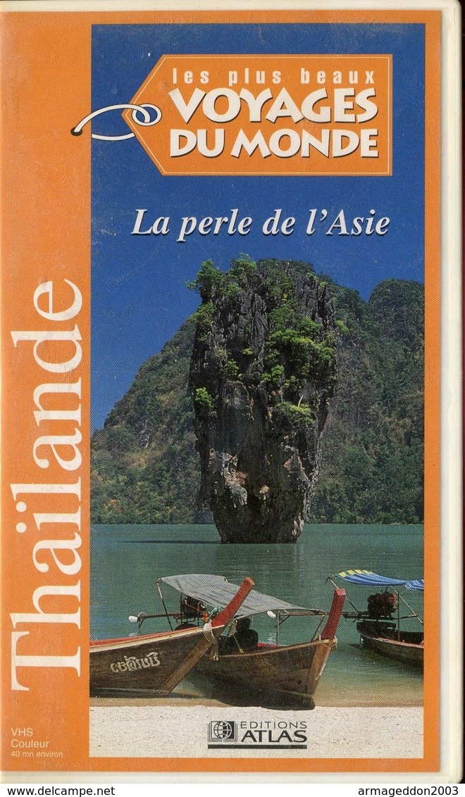 K7 VHS CASSETTE VIDEO - LES PLUS BEAUX VOYAGES THAÏLANDE - Reizen