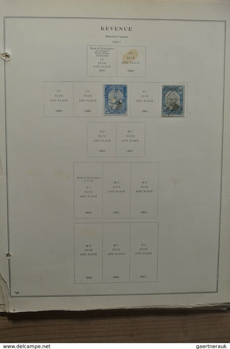 24413 Vereinigte Staaten Von Amerika: Mostly Used Collection USA Back Of The Book On Albumpages In Folder. - Autres & Non Classés