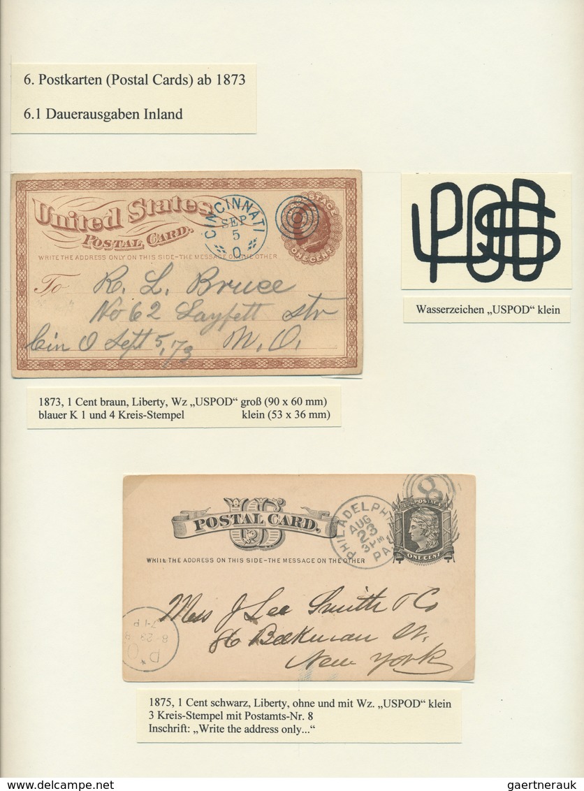 24419 Vereinigte Staaten von Amerika - Ganzsachen: 1850's-Modern: Collection of more than 1000 postal stat