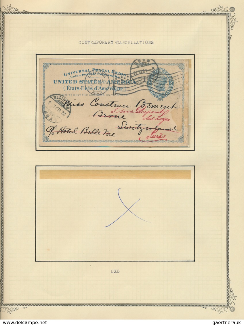 24422 Vereinigte Staaten von Amerika - Ganzsachen: 1875-1918 ca.: Specialized collection of more than 900