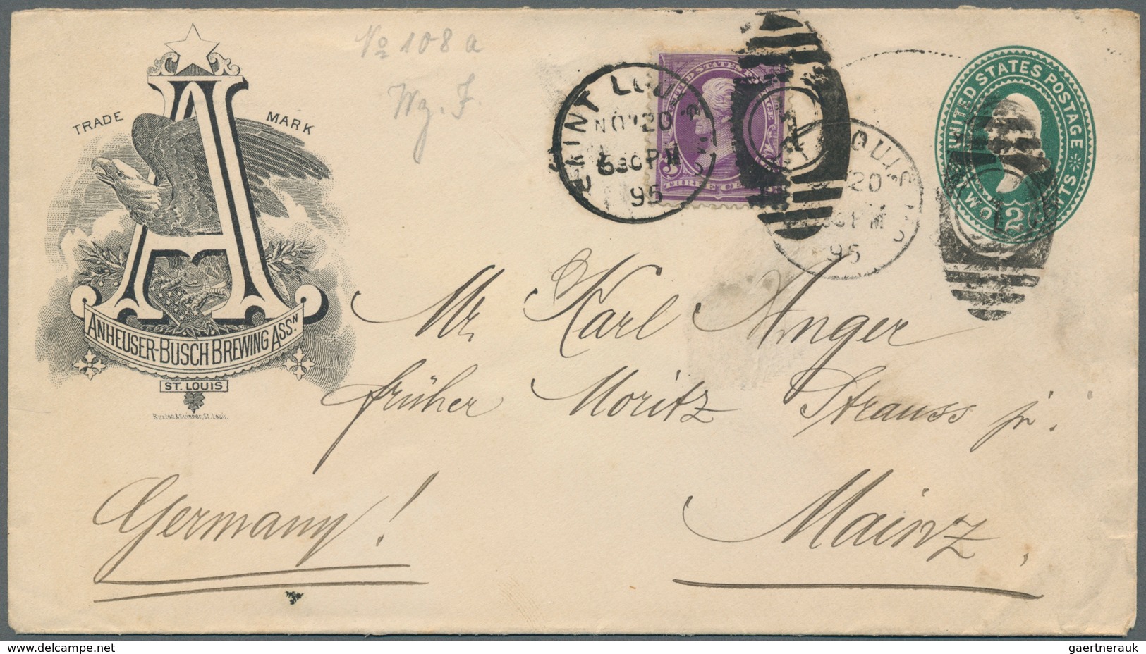 24425 Vereinigte Staaten Von Amerika - Ganzsachen: 1880-1900, 24 Postal Stationery Cards With Advertising - Autres & Non Classés