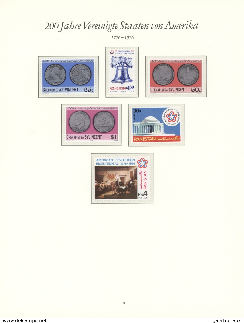 24436 Vereinigte Staaten Von Amerika - Besonderheiten: 1976: Abonement Collection: "The Stamps Issued For - Autres & Non Classés