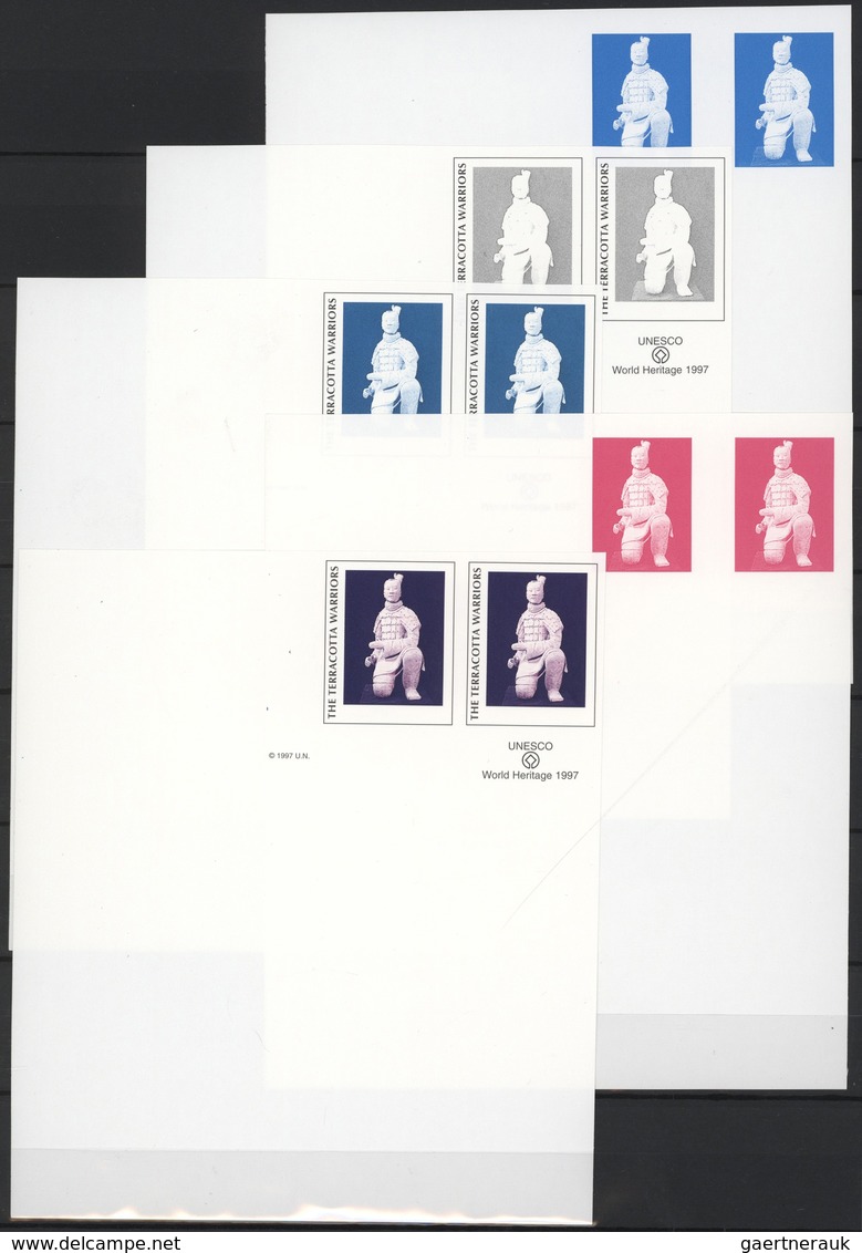 24445 Vereinte Nationen - New York: 1959/2000. Rich collection containing about 1300 PROOF stamps (color s