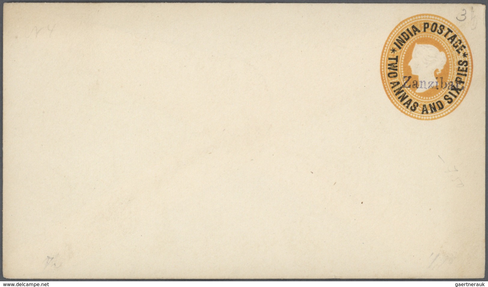 24461 Zanzibar - Ganzsachen: 1893-96: Collection of 12 postal stationeries including 1893 used Indian p/s