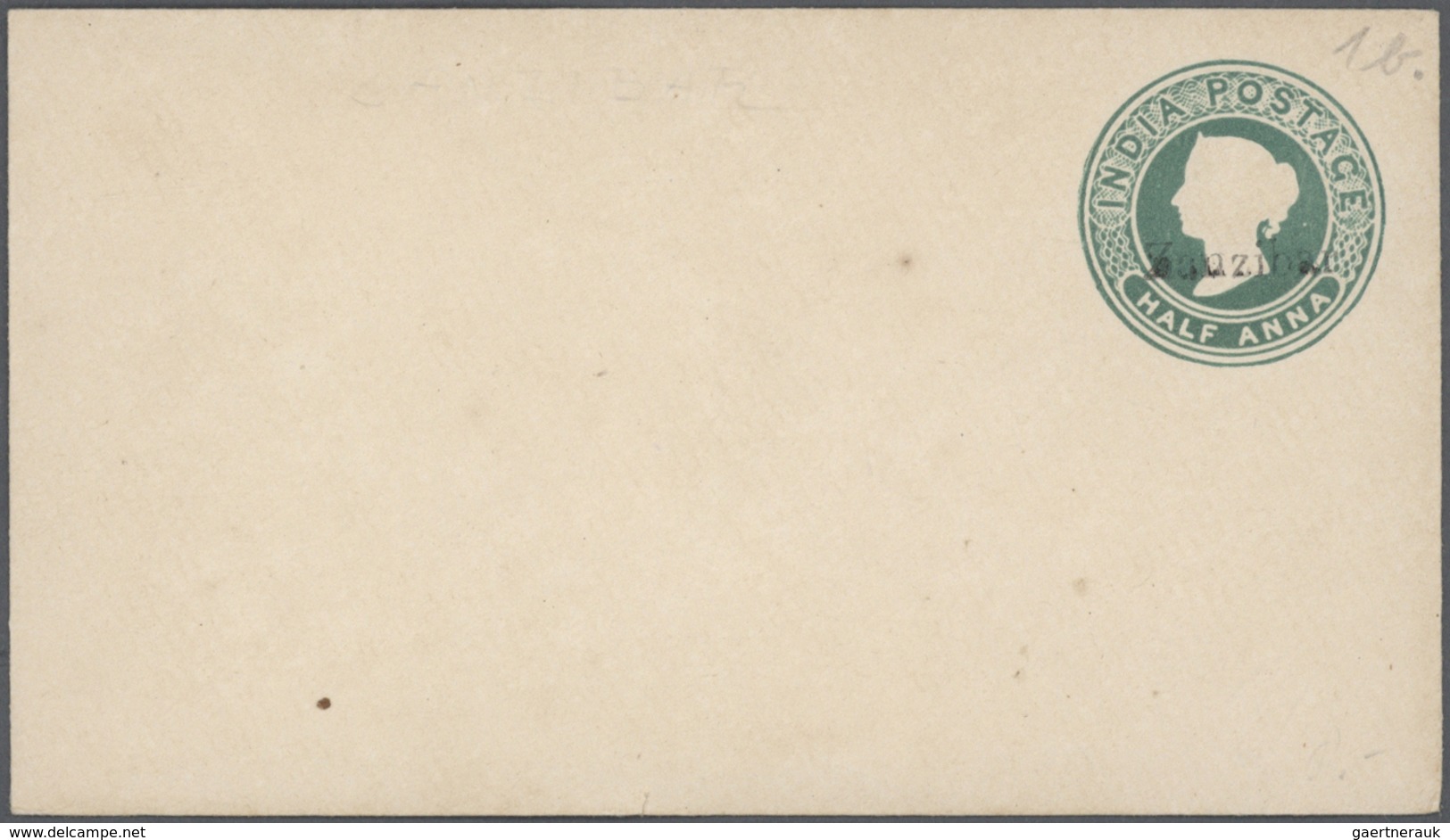 24461 Zanzibar - Ganzsachen: 1893-96: Collection of 12 postal stationeries including 1893 used Indian p/s