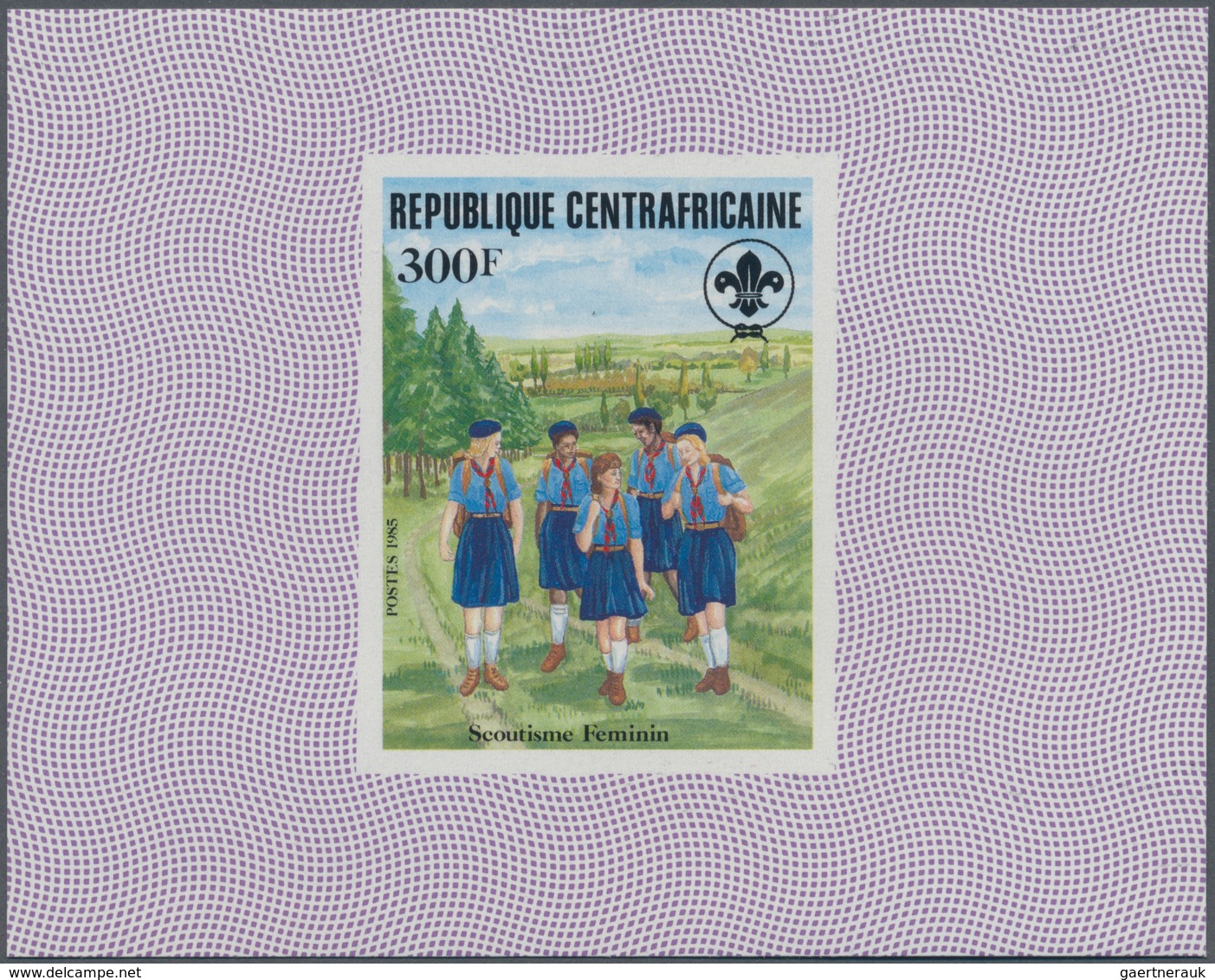 24463 Zentralafrikanische Republik: 1963/2000 (ca.), Accumulation In Box With Stamps And Miniature Sheets - Zentralafrik. Republik