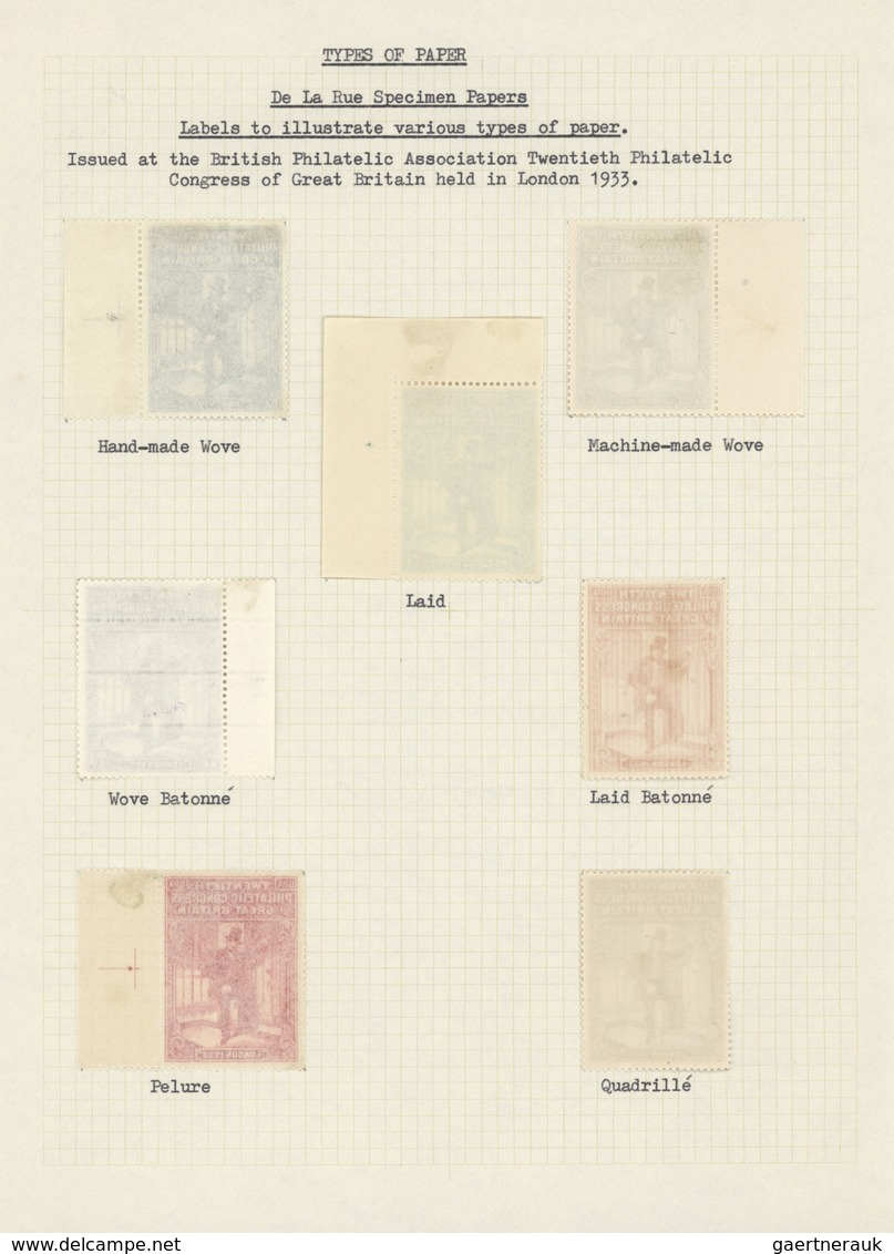 24473 Alle Welt: 1840/1970 (ca.), Characteristics Of Stamps, Exhibit On Apprx. 63 Pages, Showing The Class - Collections (sans Albums)