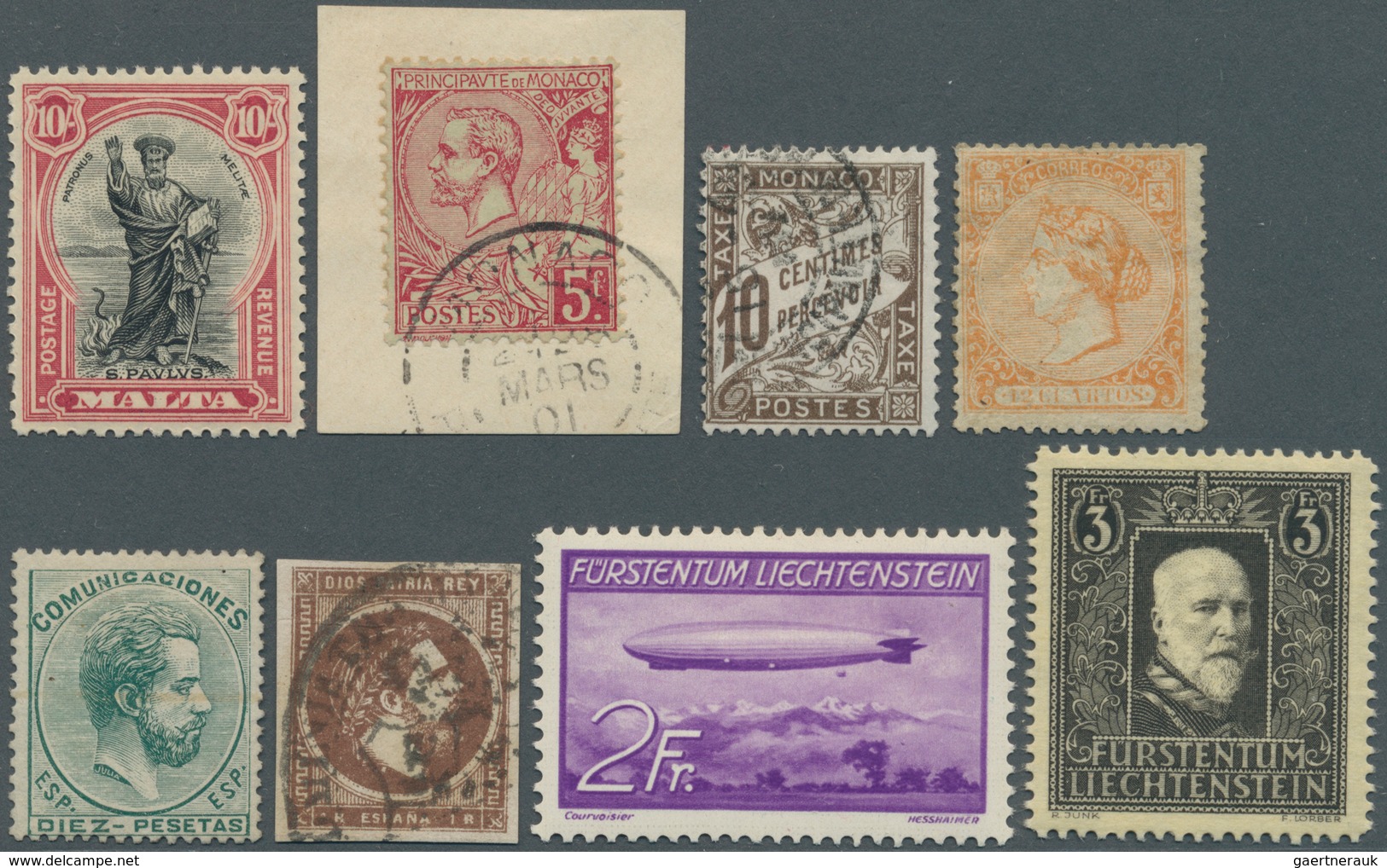 24481 Alle Welt: 1850/1970 (ca.), Interessanter Kleiner Doublettenposten Mit Alten Auswahlheften Und Steck - Collections (sans Albums)