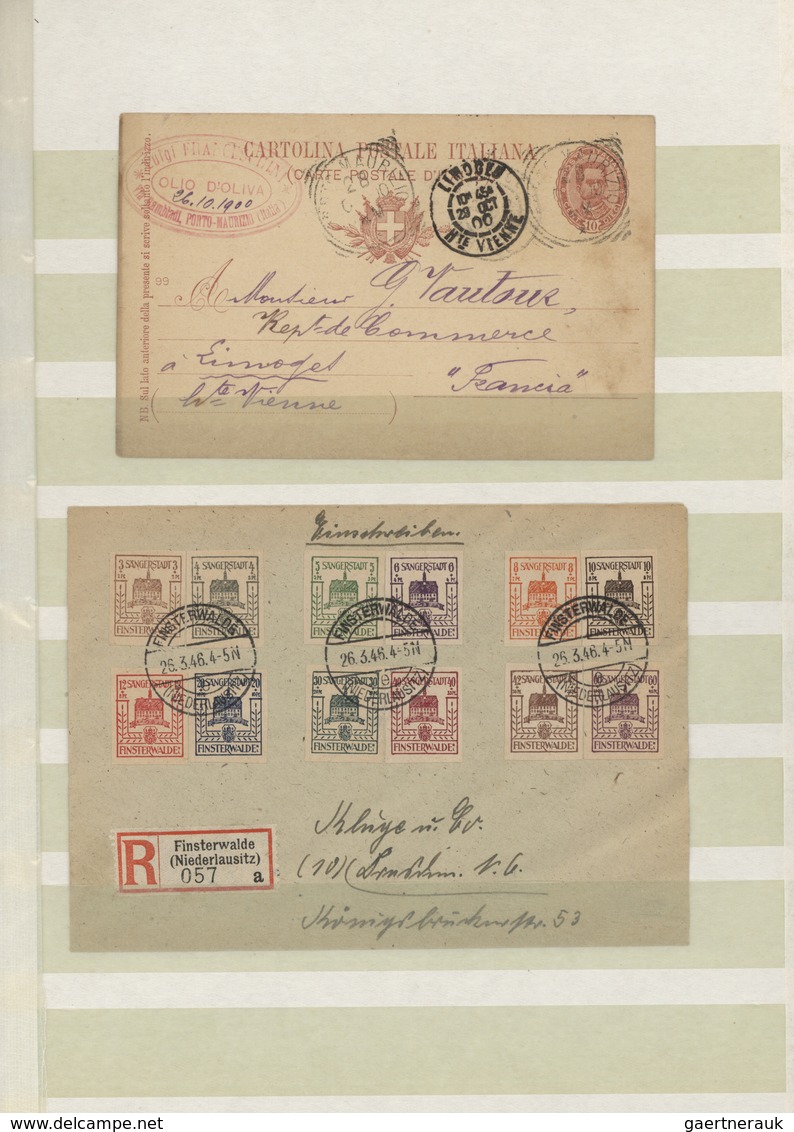 24489 Alle Welt: 1855/1964 (ca.), Mint And Used Assortment On Stockpages, Mainly Germany, Some Covers, Sou - Collections (sans Albums)