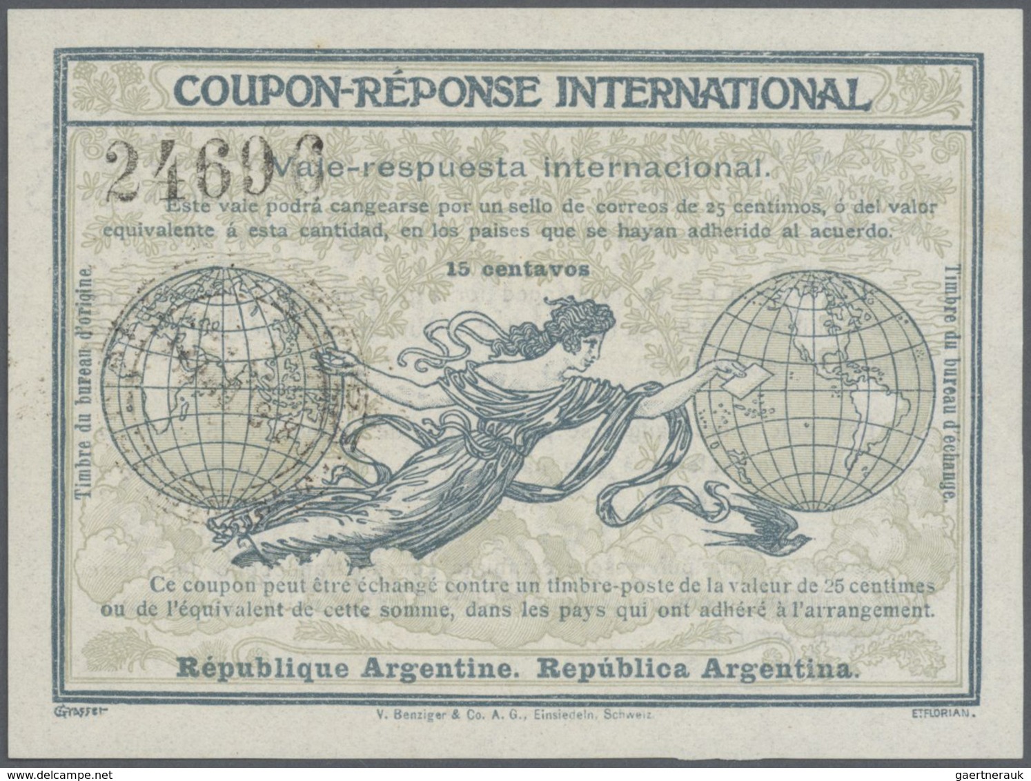 24538 Alle Welt: 1907 onwards - INTERNATIONAL REPLY COUPONS (Internationale Antwortscheine): Specialized a