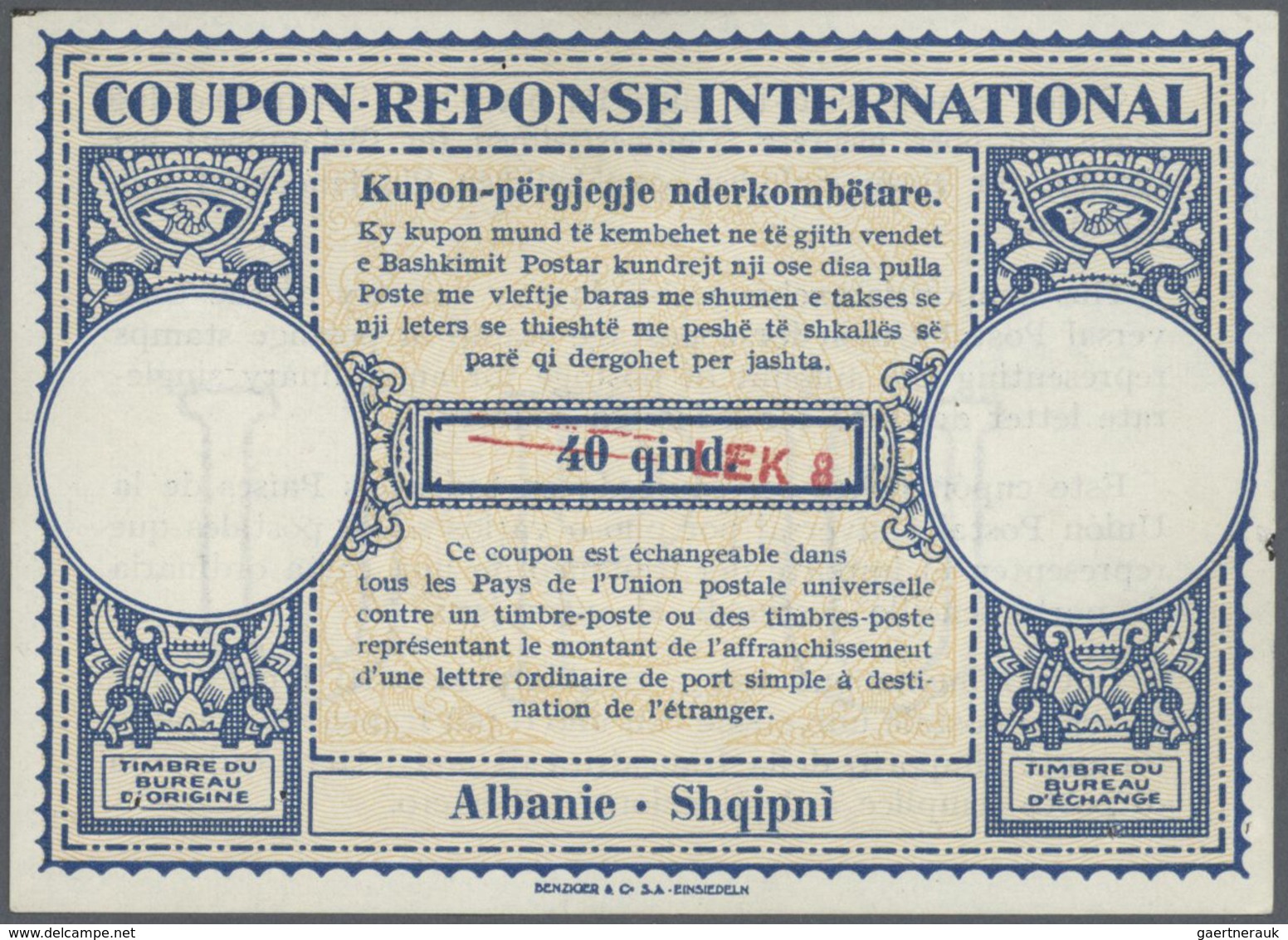 24538 Alle Welt: 1907 onwards - INTERNATIONAL REPLY COUPONS (Internationale Antwortscheine): Specialized a