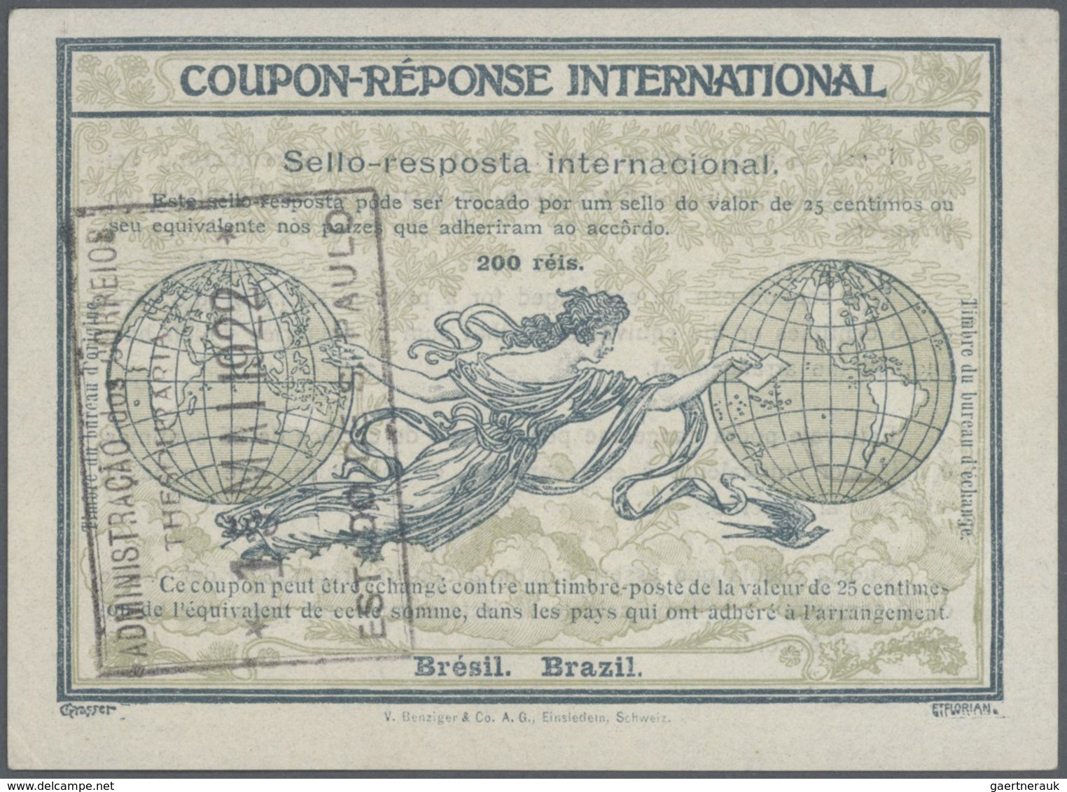 24538 Alle Welt: 1907 onwards - INTERNATIONAL REPLY COUPONS (Internationale Antwortscheine): Specialized a