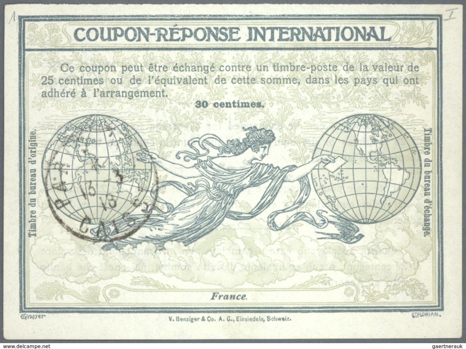 24538 Alle Welt: 1907 onwards - INTERNATIONAL REPLY COUPONS (Internationale Antwortscheine): Specialized a