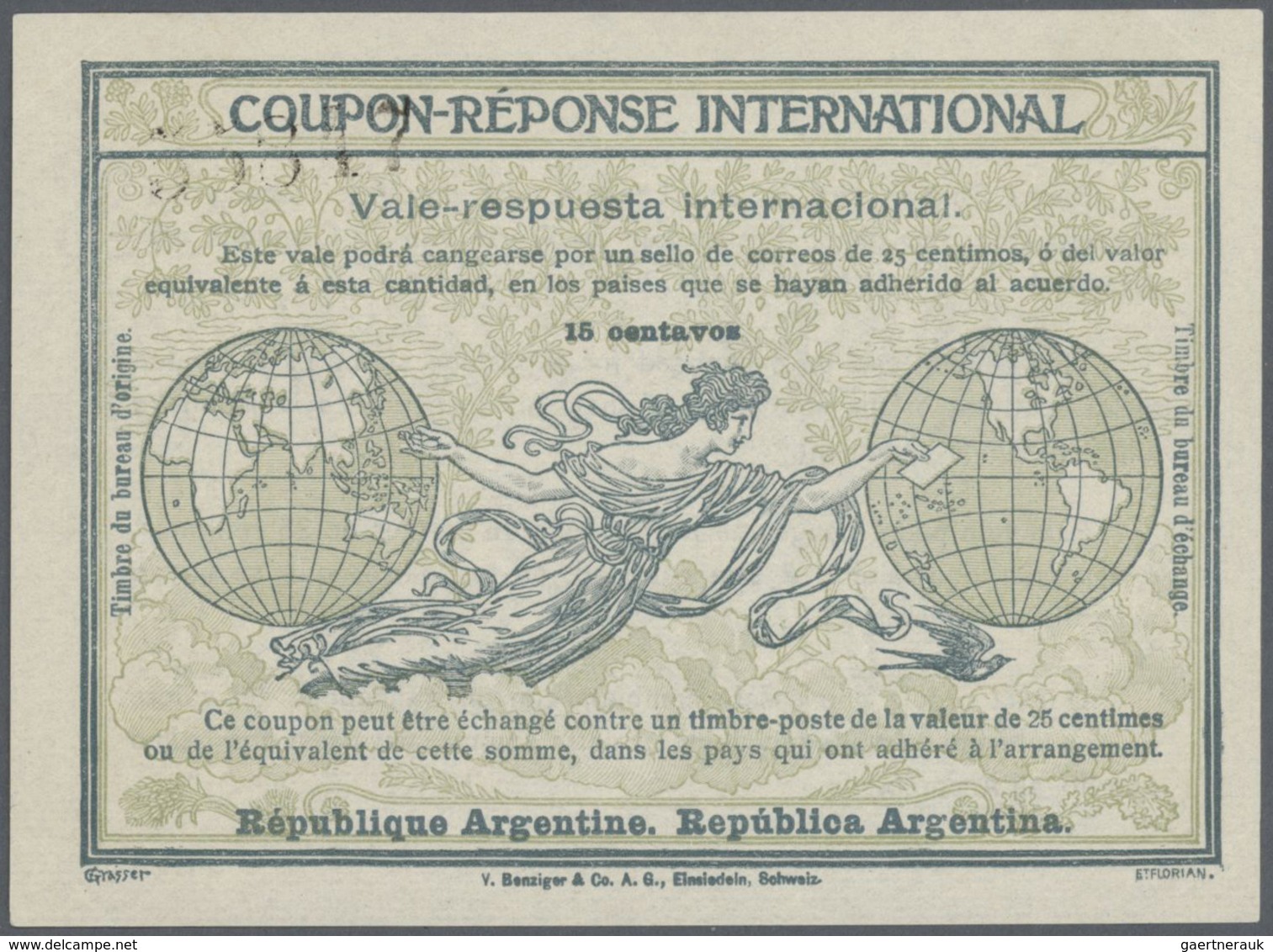 24538 Alle Welt: 1907 onwards - INTERNATIONAL REPLY COUPONS (Internationale Antwortscheine): Specialized a