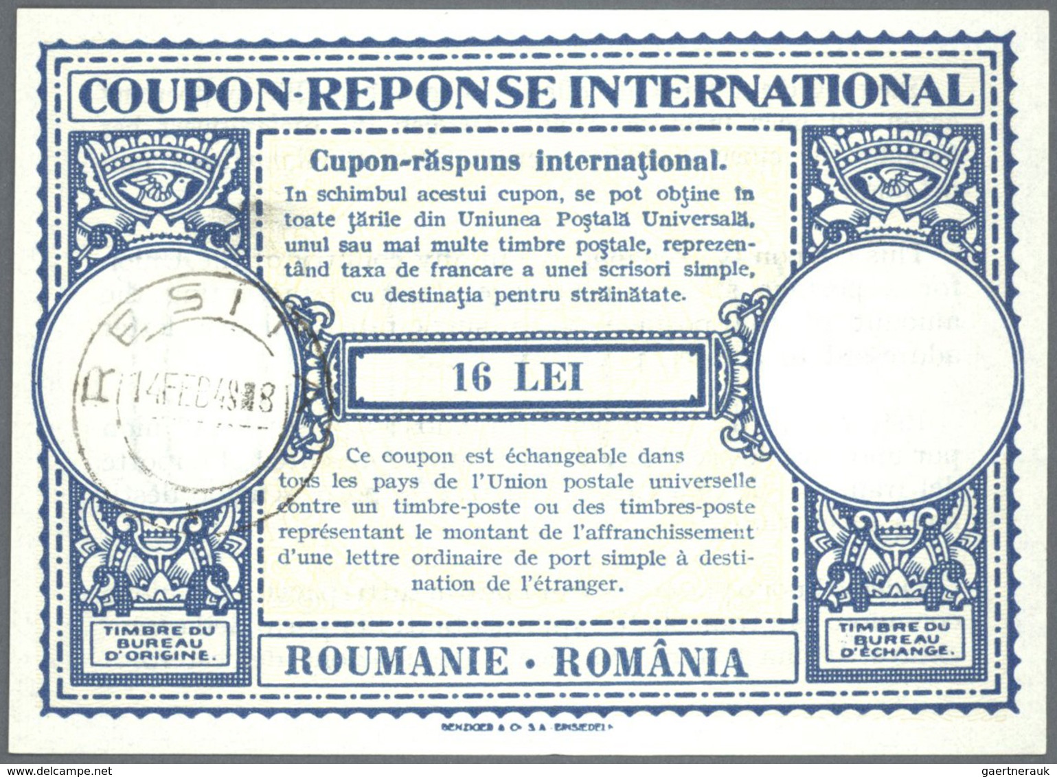 24538 Alle Welt: 1907 onwards - INTERNATIONAL REPLY COUPONS (Internationale Antwortscheine): Specialized a