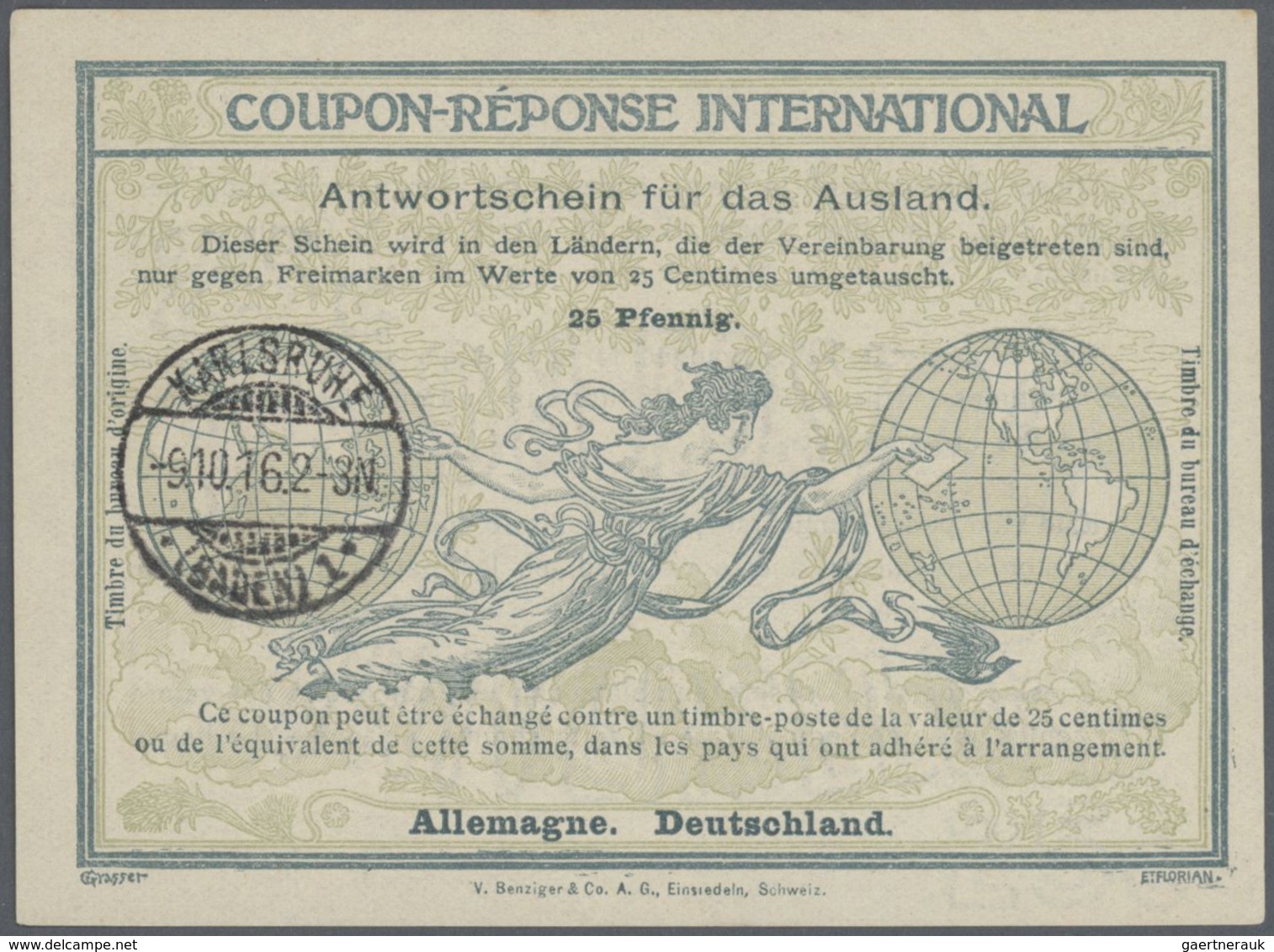 24538 Alle Welt: 1907 onwards - INTERNATIONAL REPLY COUPONS (Internationale Antwortscheine): Specialized a