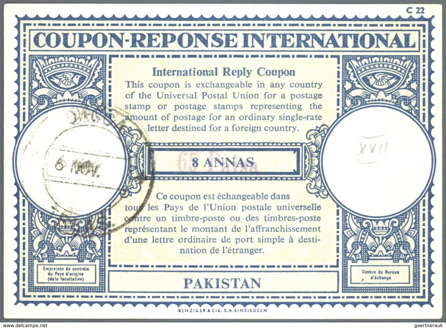 24538 Alle Welt: 1907 onwards - INTERNATIONAL REPLY COUPONS (Internationale Antwortscheine): Specialized a