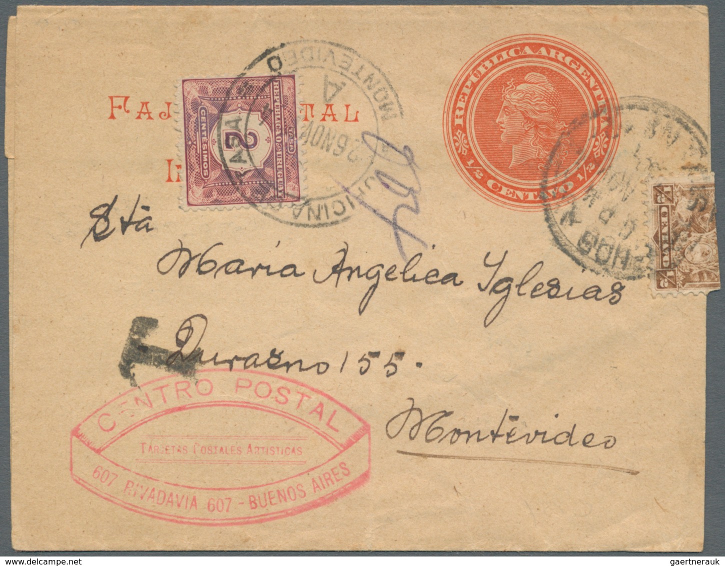 24585 Übersee: 1893/1994: 40 better covers and postal stationeries including postage dues, censored mail o