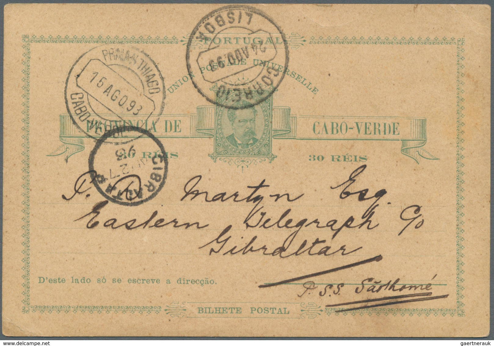 24585 Übersee: 1893/1994: 40 better covers and postal stationeries including postage dues, censored mail o