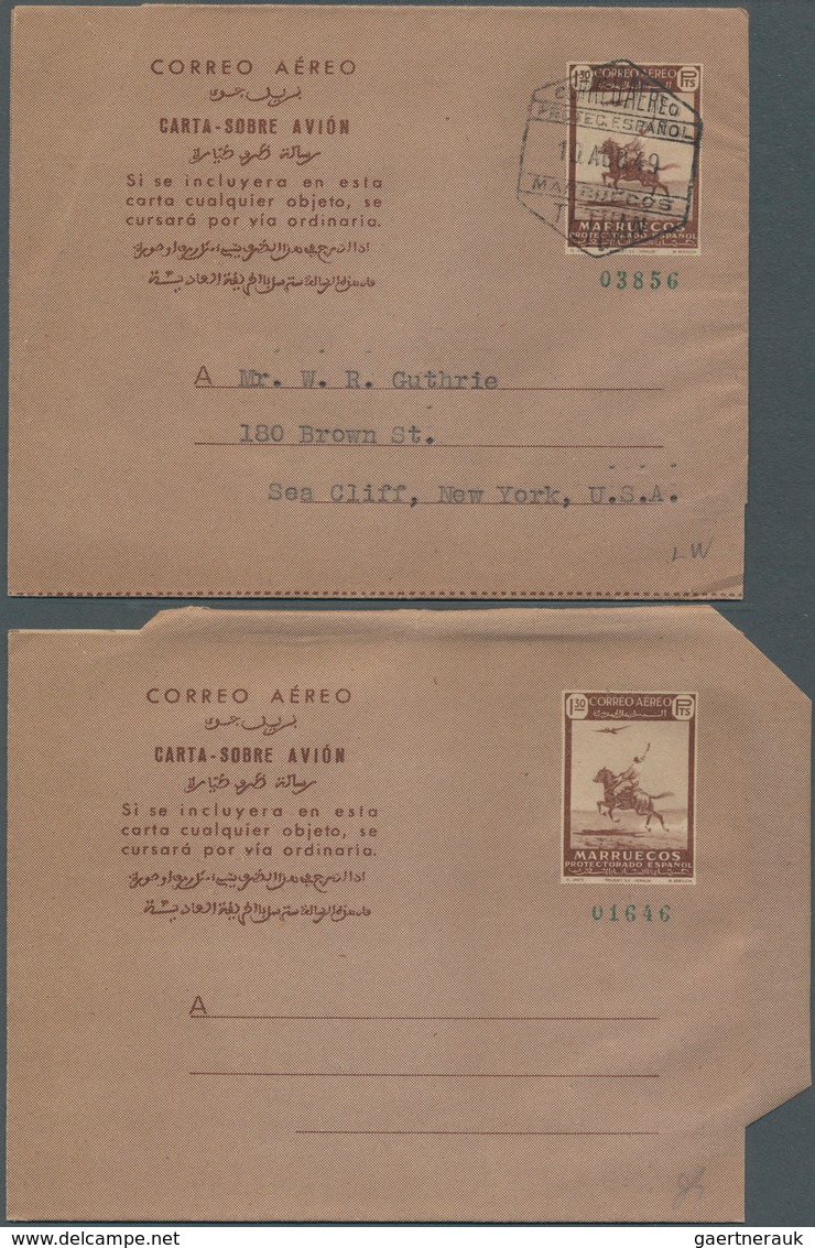 24588 Übersee: 1900-70, Album Containing Early Covers And Cards From Egypt With Good Part Air Letter Posta - Autres & Non Classés