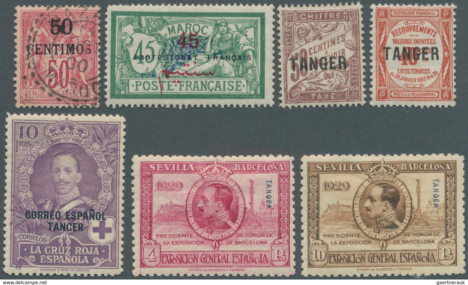 24595 Afrika: 1890/1980 (ca.), Collection In Special Minkus Album With MOROCCO (incl. Span. Marruecos, Tan - Autres - Afrique
