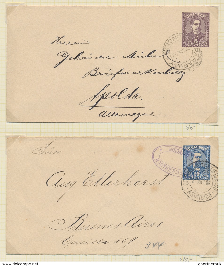 24620 Mittel- und Südamerika: 1870/1970 (ca.), used and mint collection of Canal Zone, Paraguay, Peru, Uru