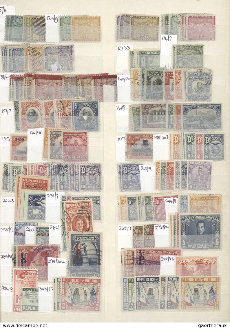 24621 Mittel- Und Südamerika: 1870/1980 (ca.), Used And Mint Collection/accumulation Of Panama, Good Part - Autres - Amérique
