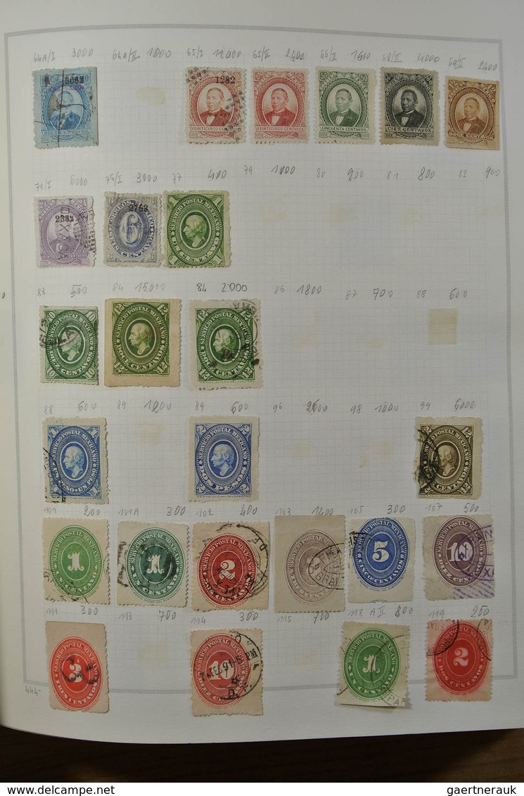 24626 Mittel- Und Südamerika: Mostly Classic, Mint Hinged And Used Collection Latin America In Blanc Schau - Autres - Amérique