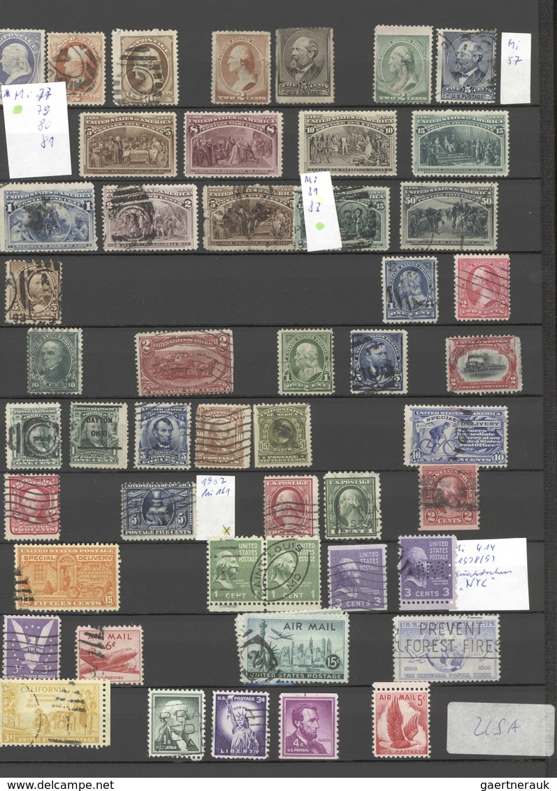 24632 Südamerika: 1850/1970 (ca.), used and mint collection/accumulation on stockpages, main value before