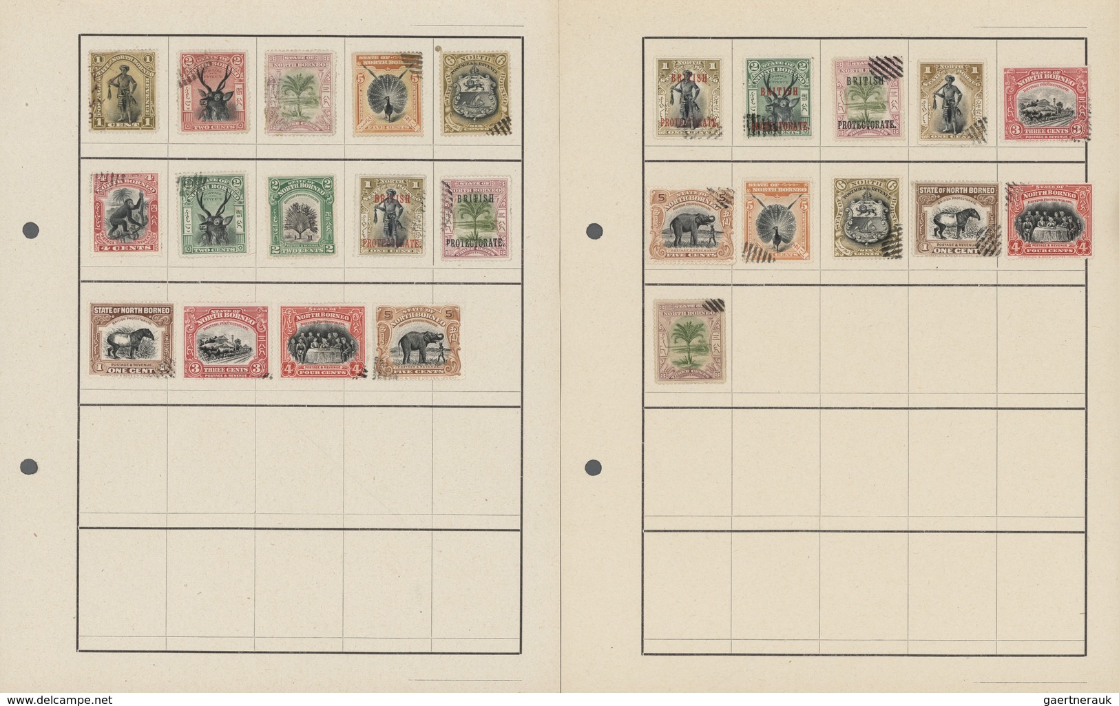 24637 Asien: 1875/1930 (ca.), mint and used on old approval pages and in three envelopes, mainly Persia, I