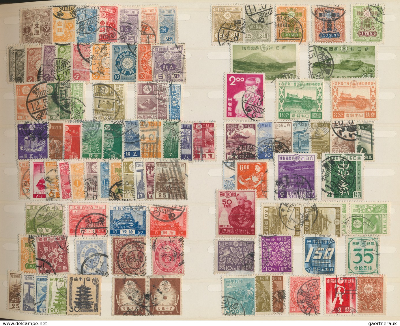 24638 Asien: 1876/1952 (ca.), Mint And Mostly Used China, Siam, Japan, Malaya, Straits, Burma, India Etc. - Autres - Asie