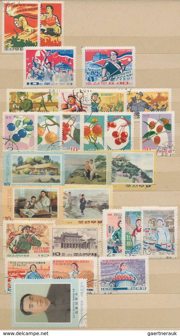 24666 Asien: 1960/1980 (ca.), North Korea And Mongolia, Mint And Used Accumulation In Two Stockbooks Incl. - Altri - Asia